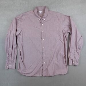 Steven Alan Shirt Mens XXL Long Sleeve Button Down Made In USA